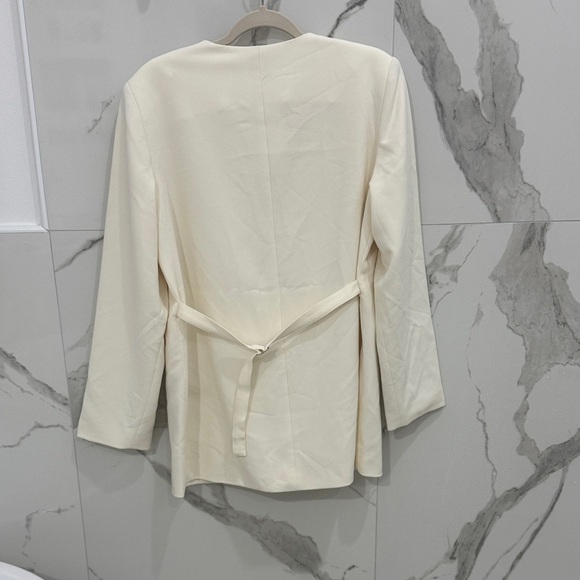 DISSH NWT Issey Off-White V-Neck Blazer Mini Dress - Picture 6 of 7